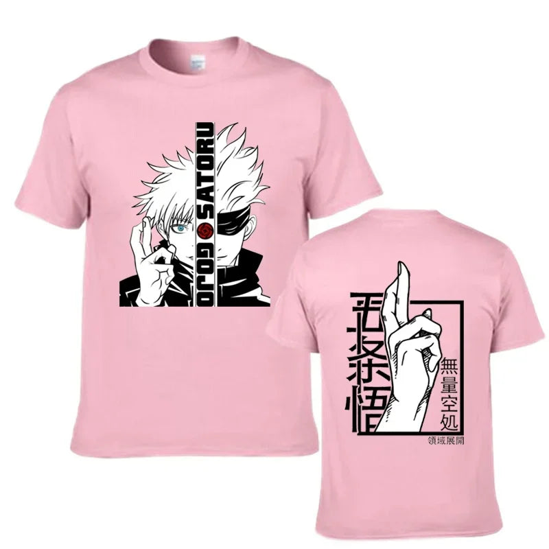 Camiseta “Domínio Infinito”, Gojo Satoru
