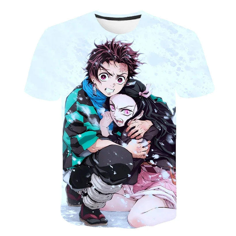 Camiseta Enlace do Destino, 3D Demon Slayer