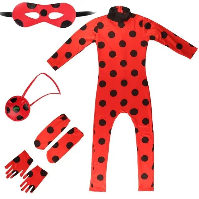 Fantasia Cosplay Infantil Marinette, Ladybug
