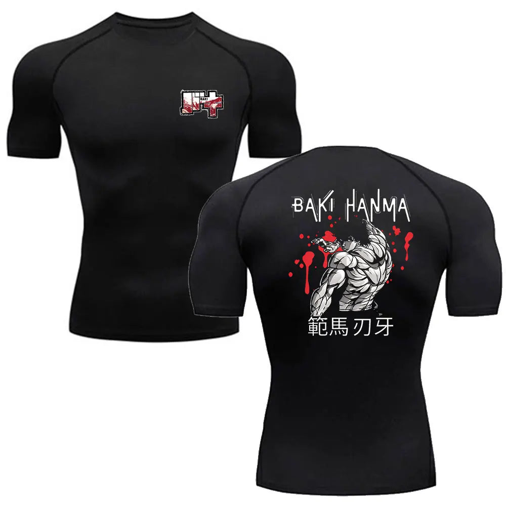 Camisa de Compressão Baki Hanma