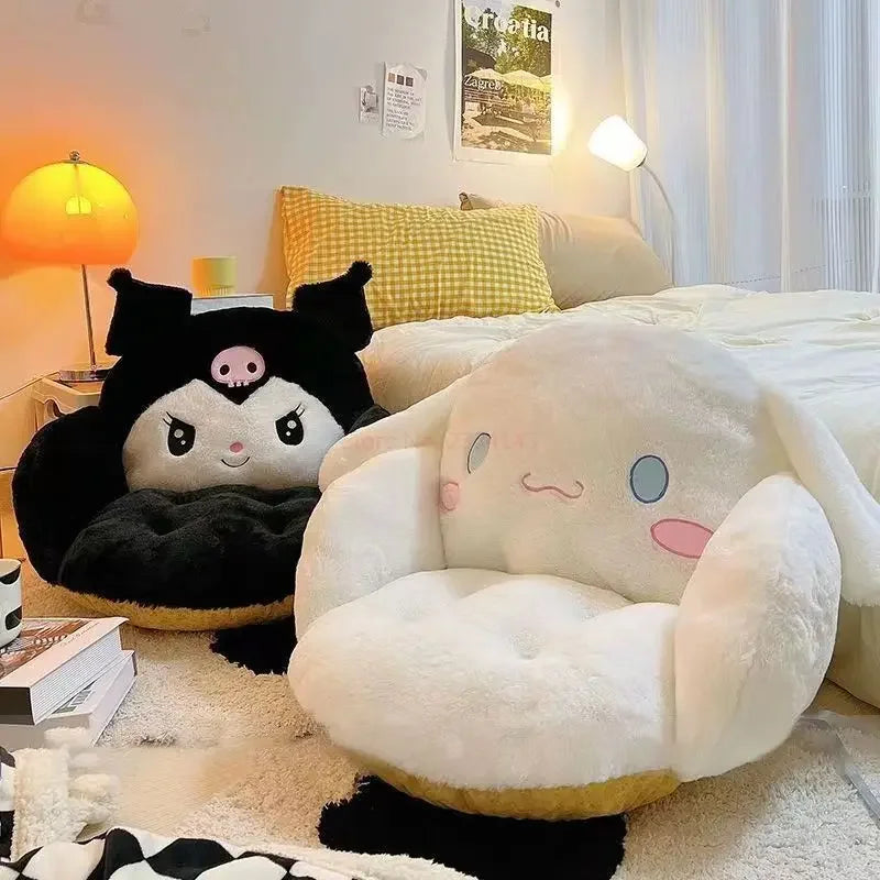 Almofada Conforto Plush - Cinnamoroll & Kuromi