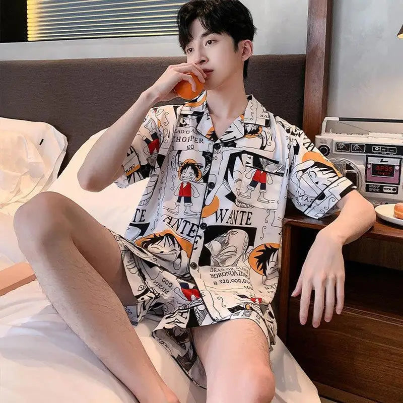 Pijama One Piece Cartazes Wanted