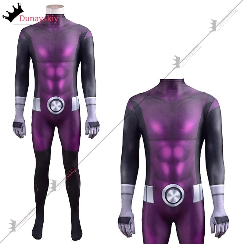 Fantasia Cosplay Mutano Beastboy, Jovens Titãs