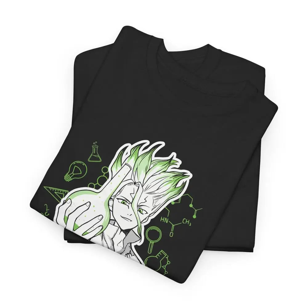 Camisa Dr. Stone Senkuu Ishigami & Kohaku