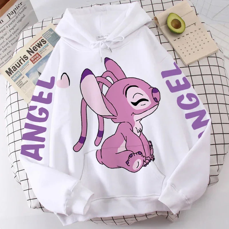 Moletom Casal Stitch & Angel, Disney Love