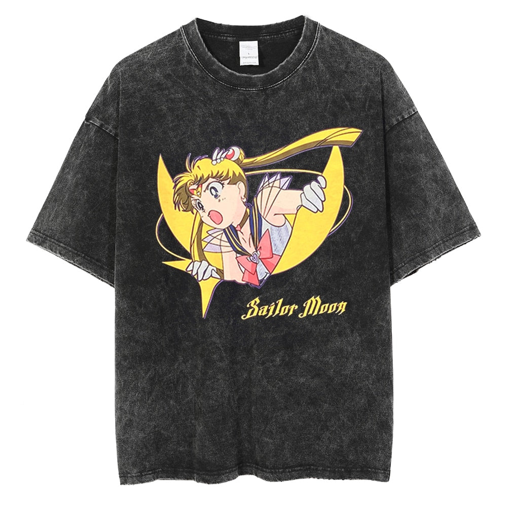 Camisa Vintage Magia Lunar, Sailor Moon