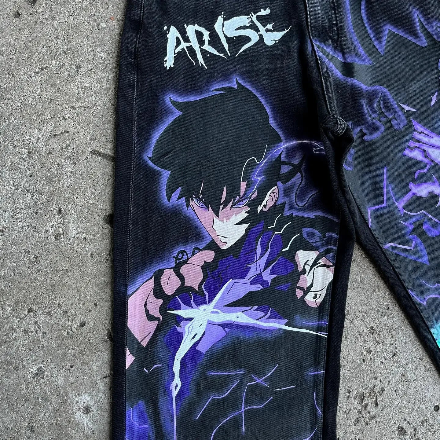 Calça Jeans Arise Sombras, Solo Leveling