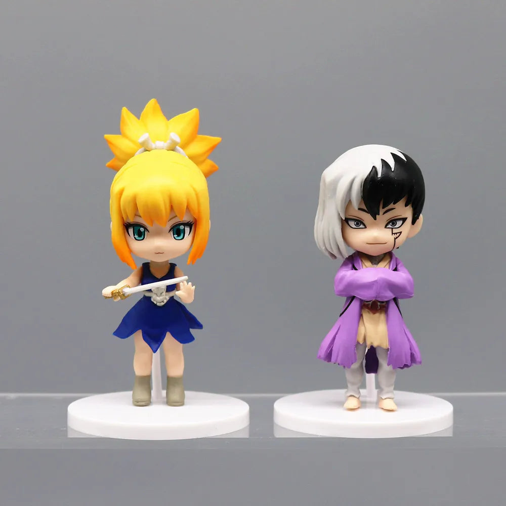 Coleção Reino da Ciência – Mini Figuras Dr. STONE (Kit 6 Peças)