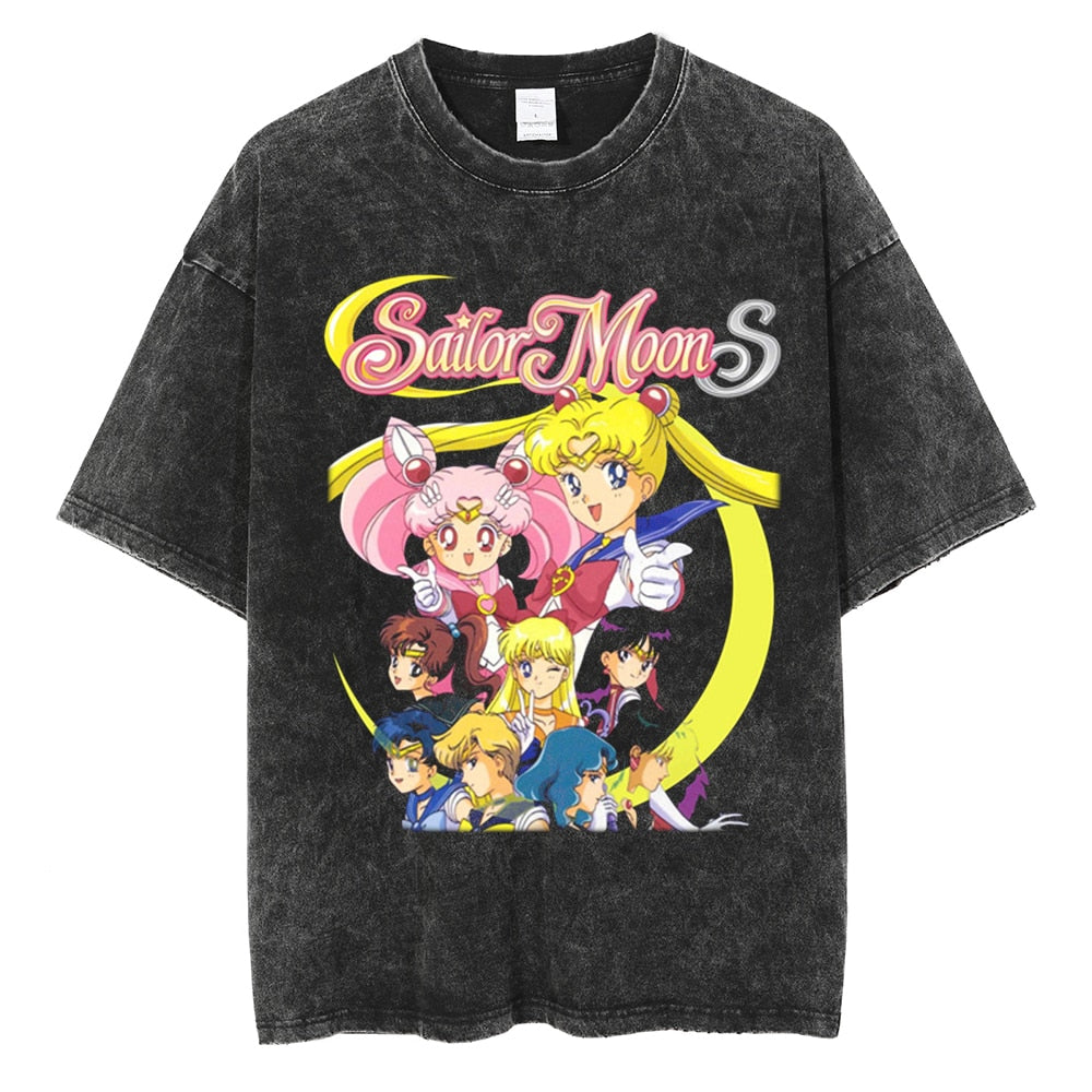 Camisa Vintage Guerreiras Cósmicas, Sailor Moon