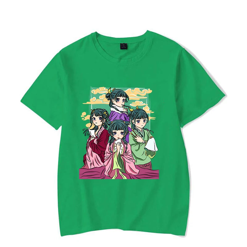 Camiseta Baby Tee Pétalas & Poções: Maomao