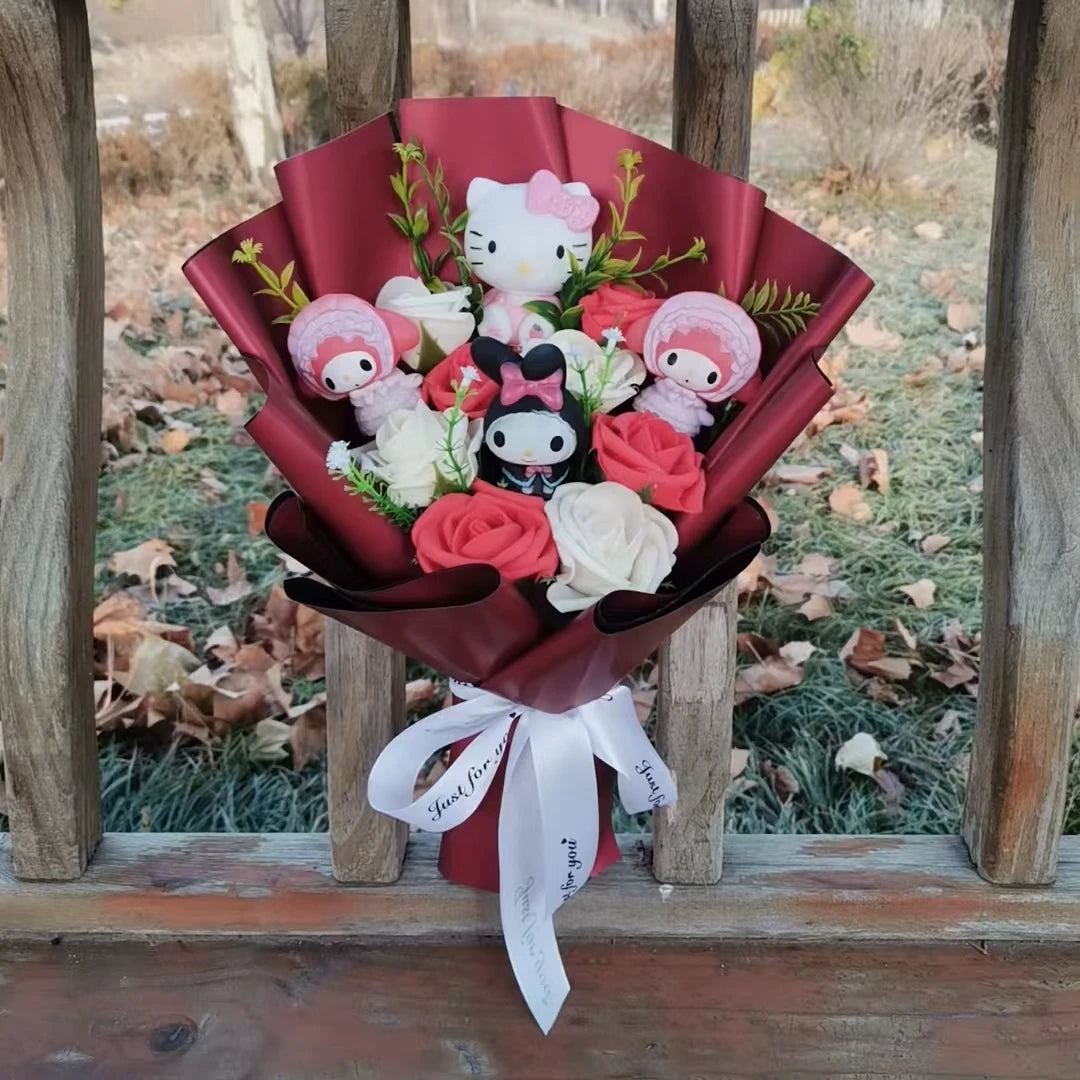 Buquê Hello Kitty & Amigos, Edição Kawaii Sanrio
