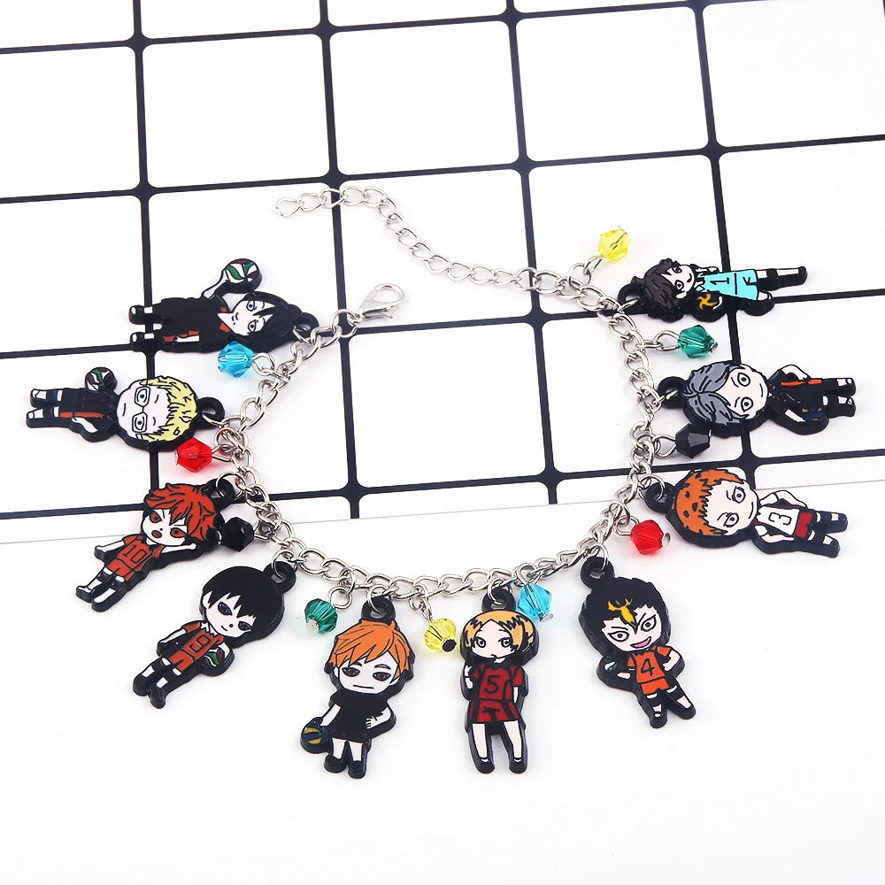 Pulseira Chibi Spikers, Haikyuu All-Stars