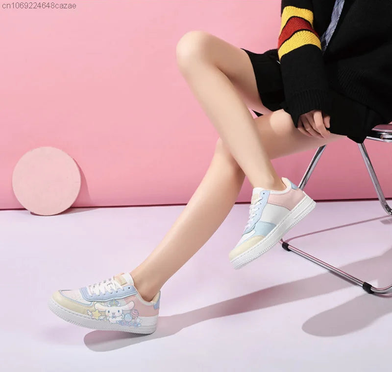 Tênis Cinnamoroll Kawaii Sweet