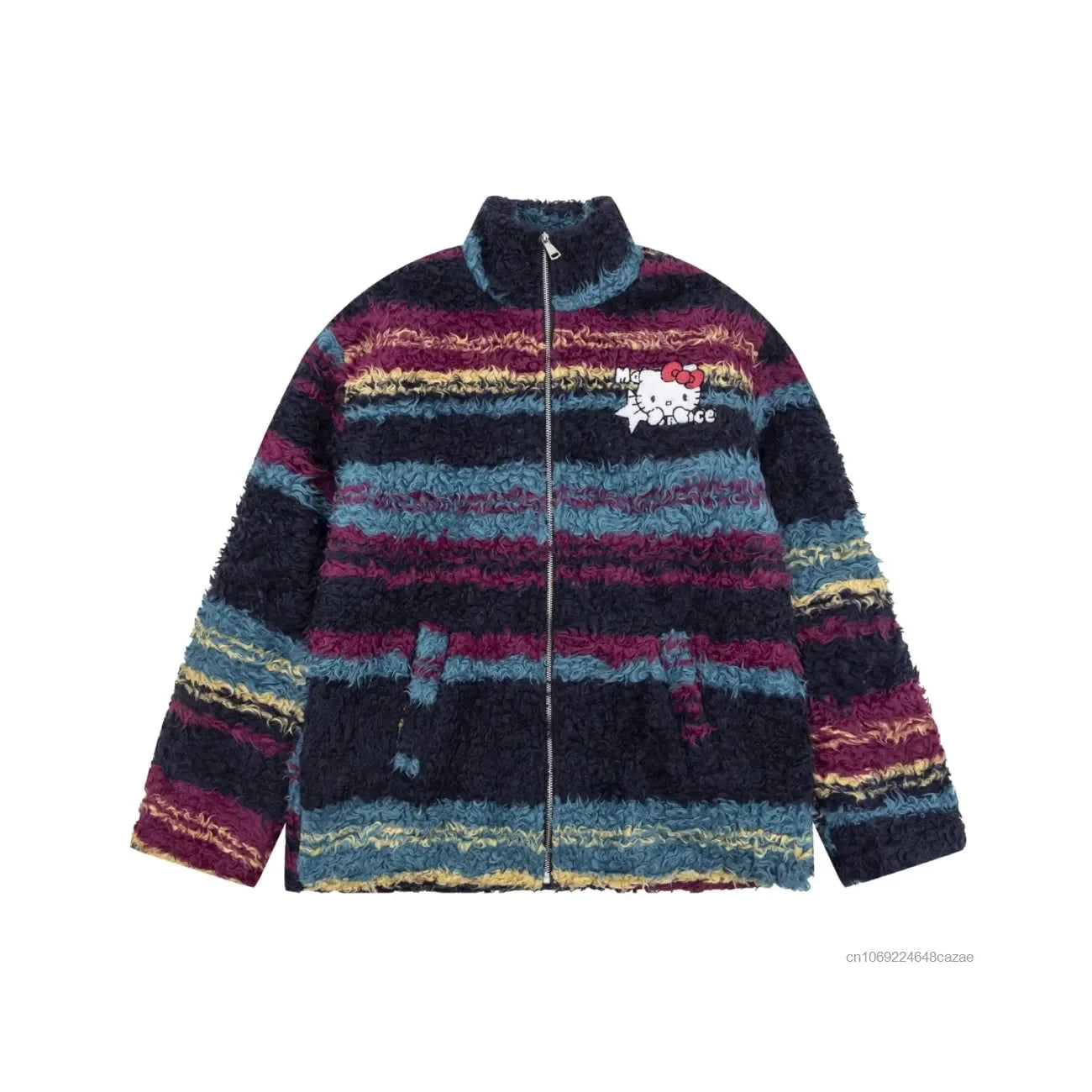 Jaqueta Fleece Hello Kitty Color Block