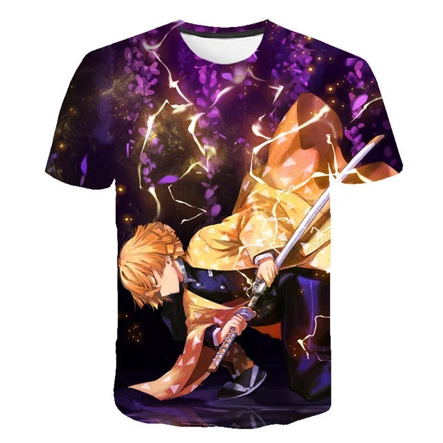 Camiseta Enlace do Destino, 3D Demon Slayer