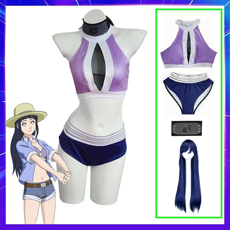 Biquíni Cosplay Hinata Hyuga – Naruto Shippuden