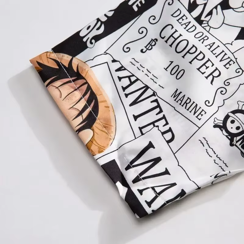 Camisa e Shorts One Piece, WANTED Crew