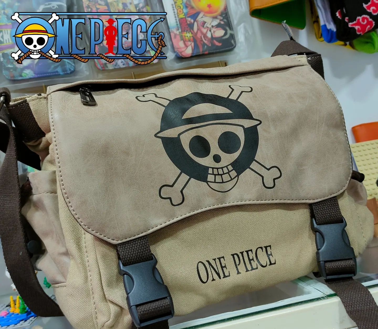 Bolsa Carteiro One Piece, Messenger Jolly Roger