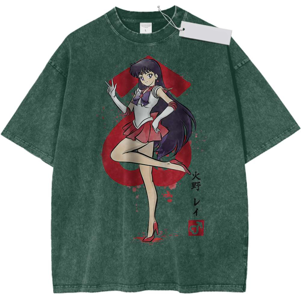 Camiseta Vintage Sailor Mars Tee, Sailor Moon