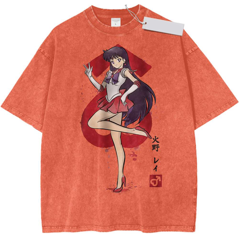 Camiseta Vintage Sailor Mars Tee, Sailor Moon