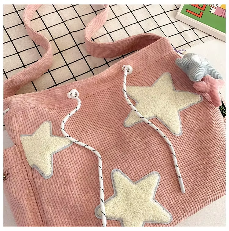 Bolsa Tote Stardust Cotelê