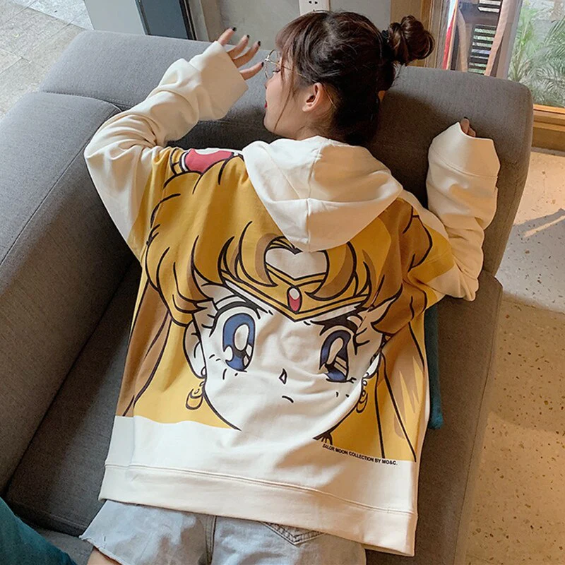 Moletom Oversized Sailor Moon, Olhar da Justiça