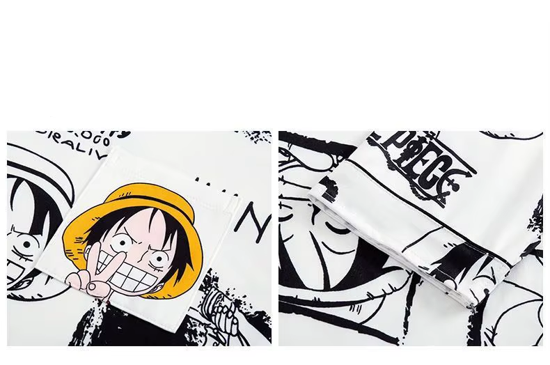 Pijama One Piece, Luffy "Cartaz de Recompensa"