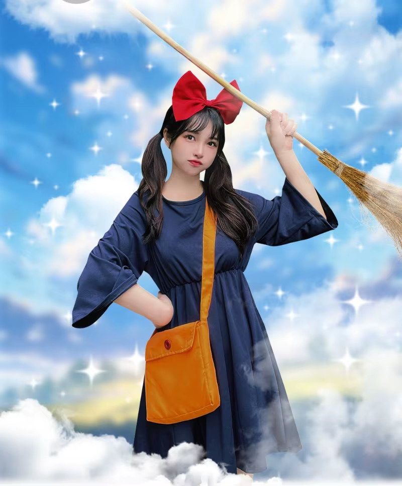 Fantasia Cosplay Adulto O Serviço de Entregas da Kiki