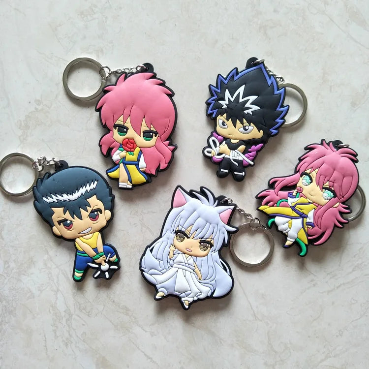 Chaveiro Místico Yu Yu Hakusho Kurama e Hiei