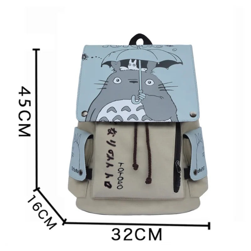 MOCHILA EM COURO TOTORO