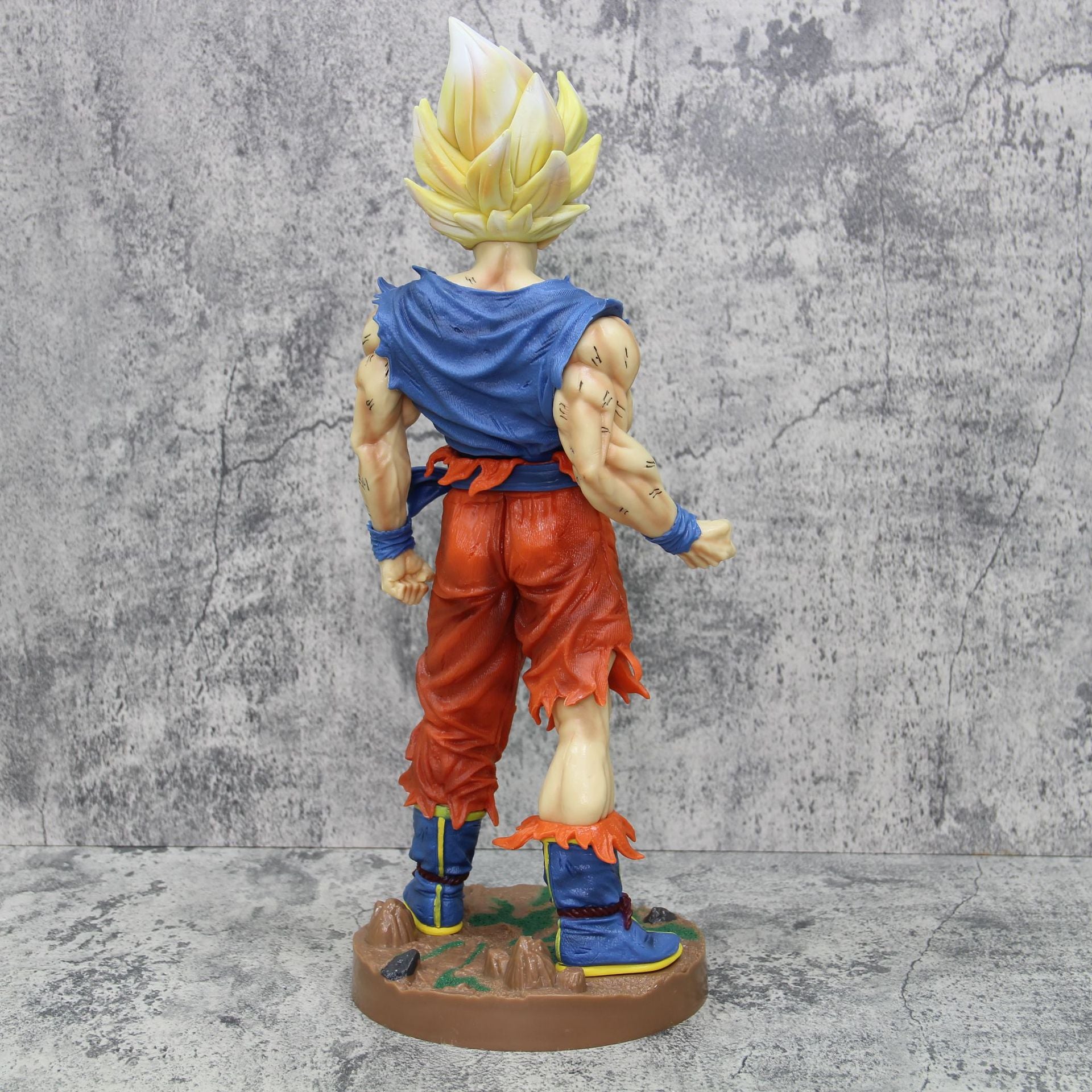 Boneco Son Goku SSJ, Estátua Dragon Ball Z 43cm