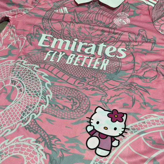 Camisa Real Madrid Hello Kitty | Edição Dragão Chinês