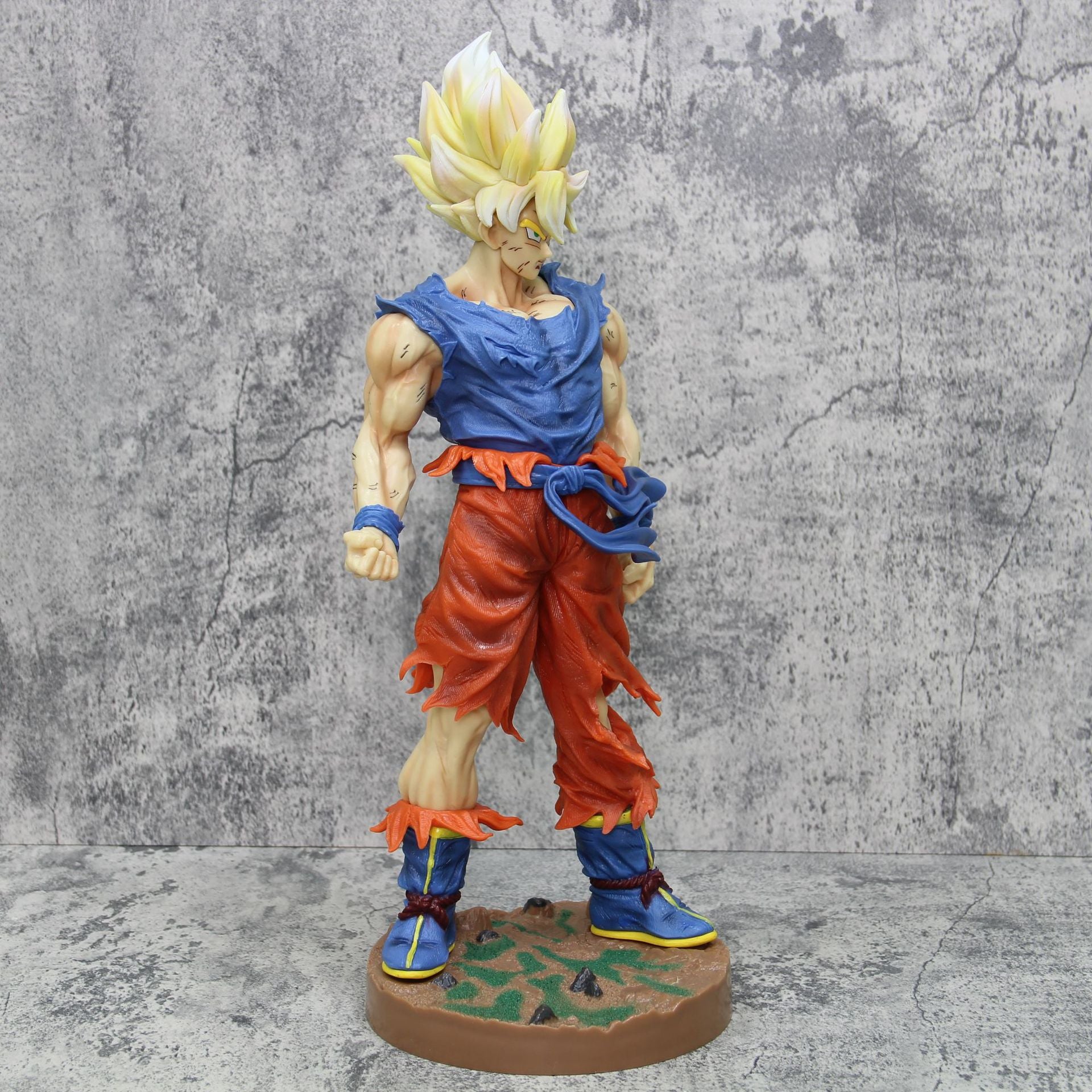 Boneco Son Goku SSJ, Estátua Dragon Ball Z 43cm