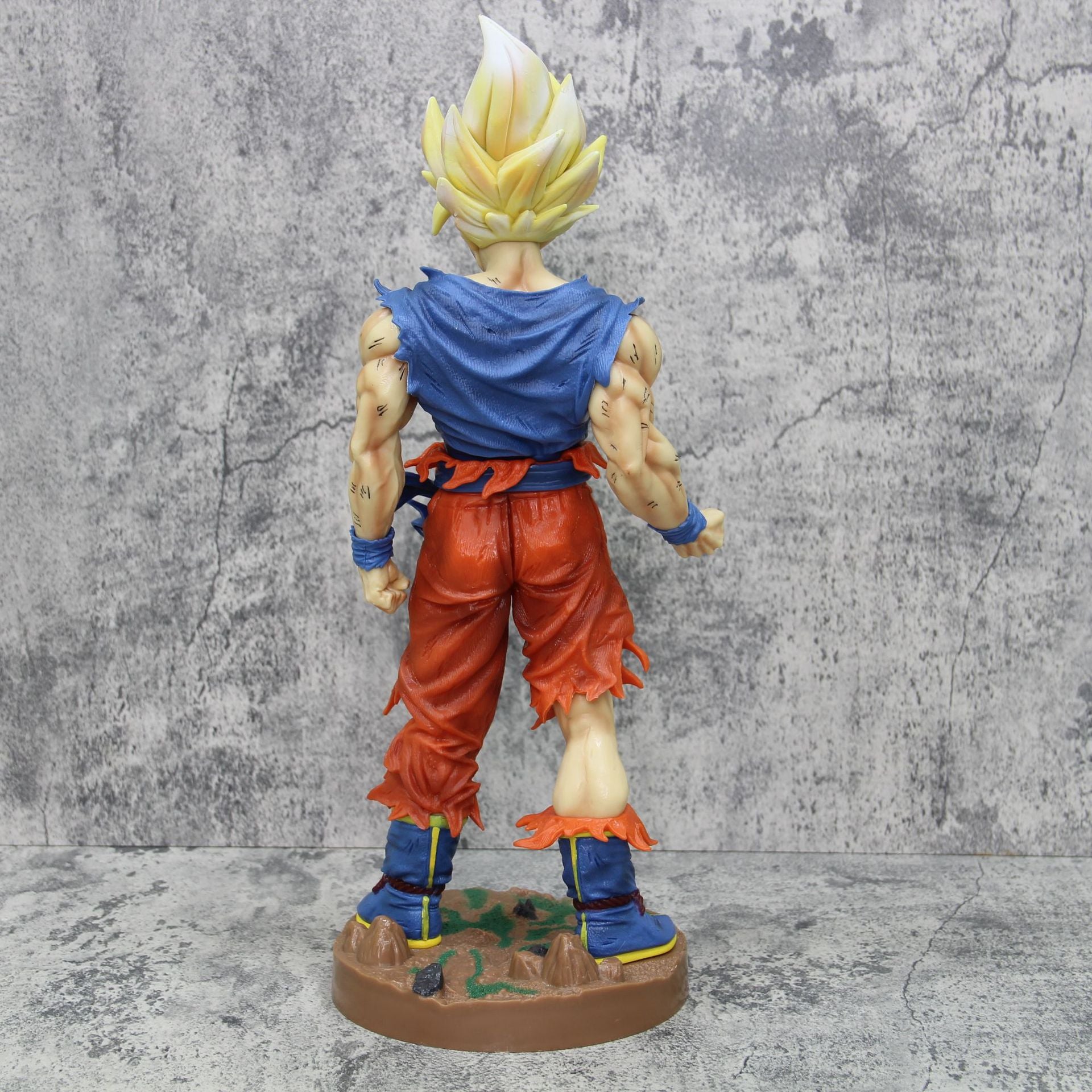 Boneco Son Goku SSJ, Estátua Dragon Ball Z 43cm