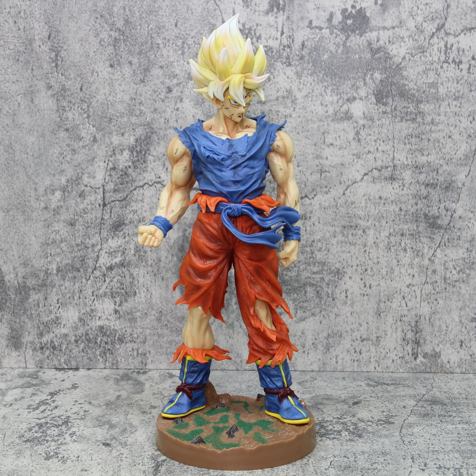 Boneco Son Goku SSJ, Estátua Dragon Ball Z 43cm