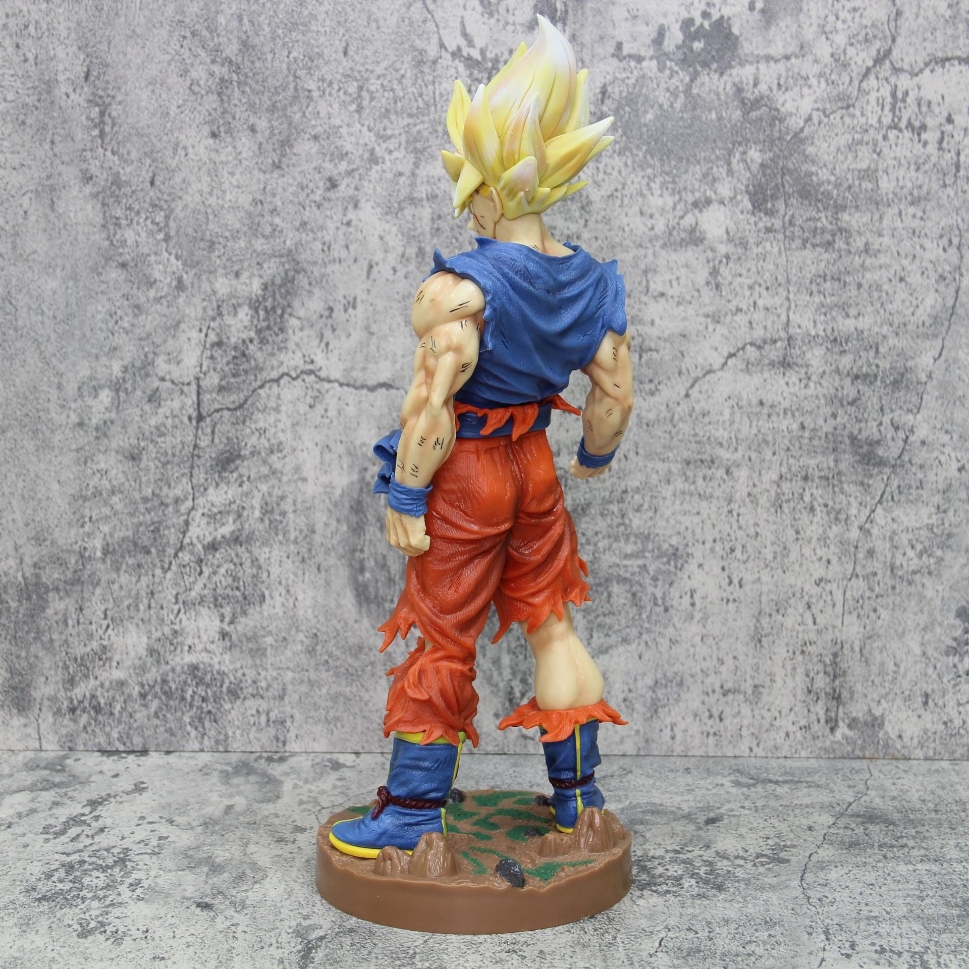 Boneco Son Goku SSJ, Estátua Dragon Ball Z 43cm