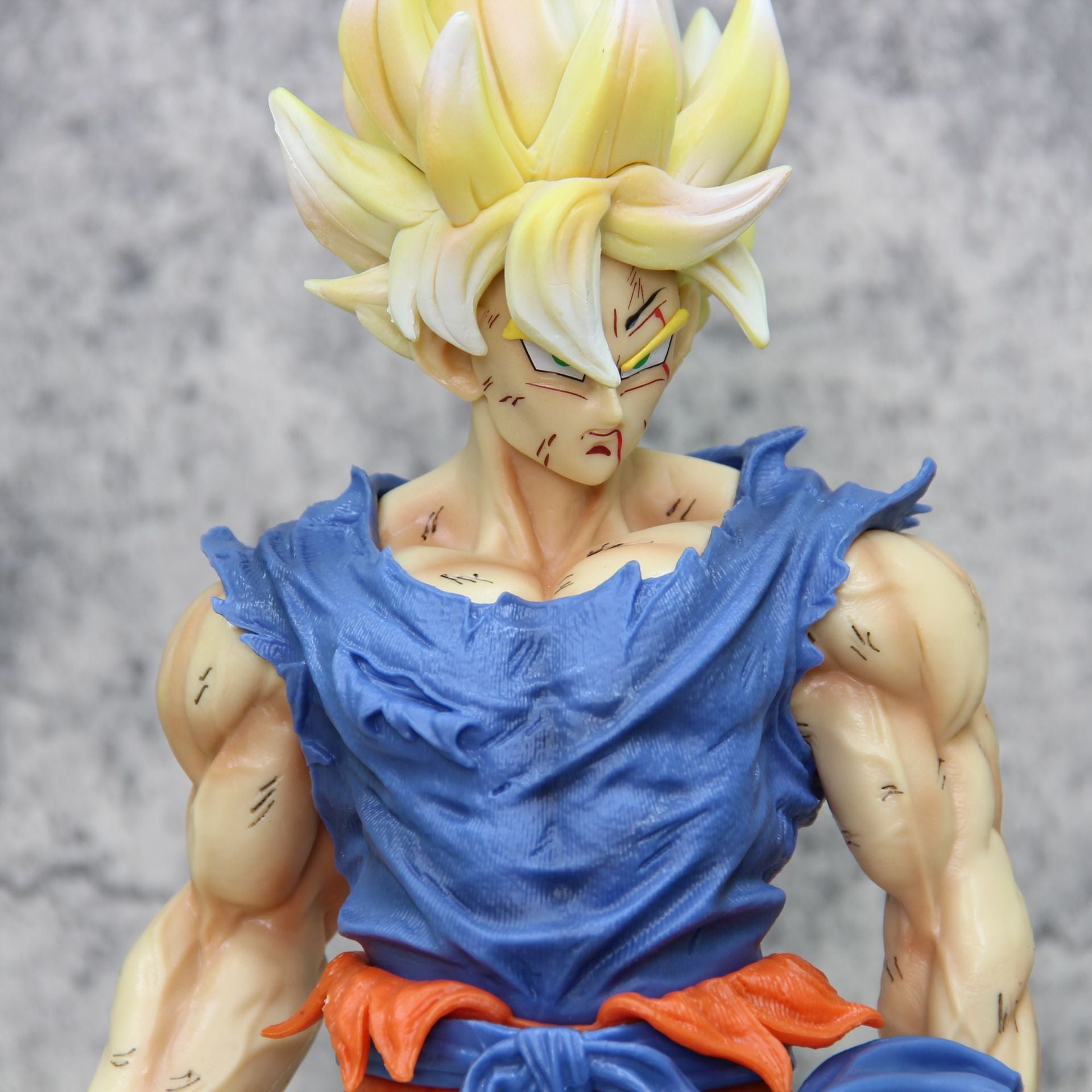 Boneco Son Goku SSJ, Estátua Dragon Ball Z 43cm