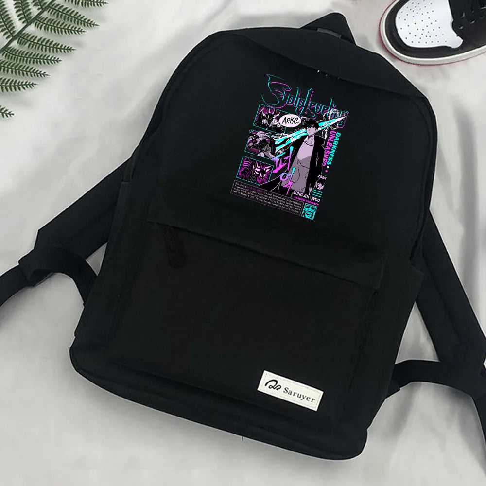 Mochila Solo Leveling Estátua de Deus