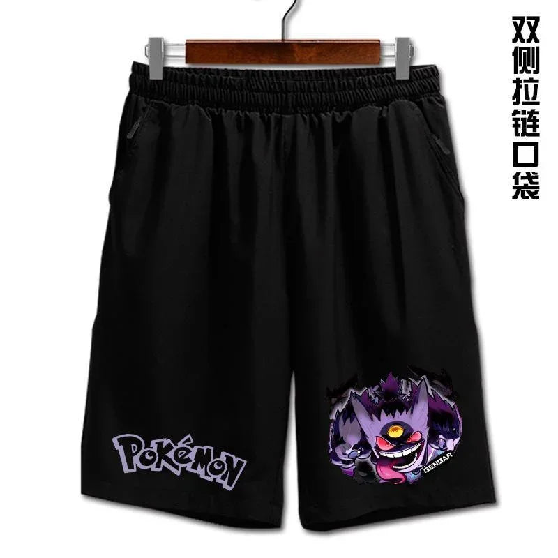 Bermuda Infantil Pokémon Gengar Black