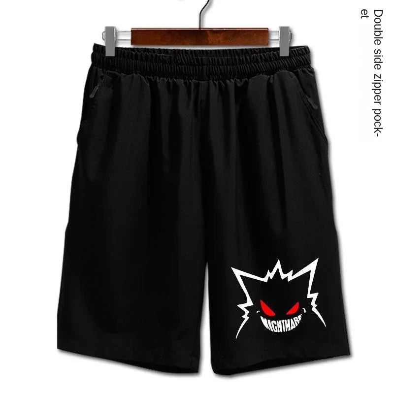 Bermuda Infantil Pokémon Gengar Black