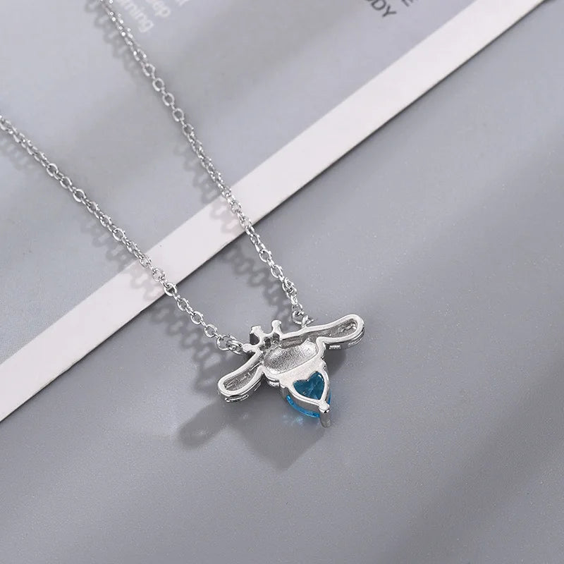 Colar Prata 925 Cinnamoroll Kawaii