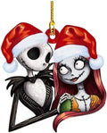 Pendente Natalino Jack e Sally