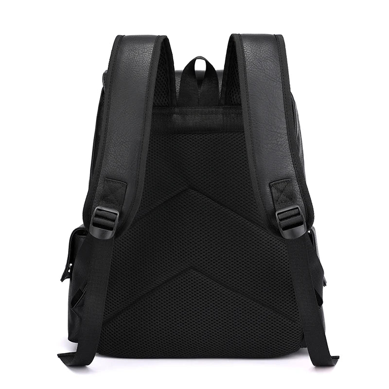 MOCHILA DE COURO PARA ACESSÓRIOS E NOTEBOOK