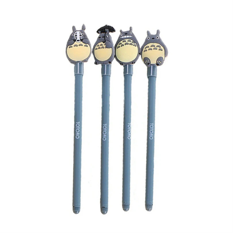 Kit 4 Canetas Gel 0.5mm Meu Amigo Totoro