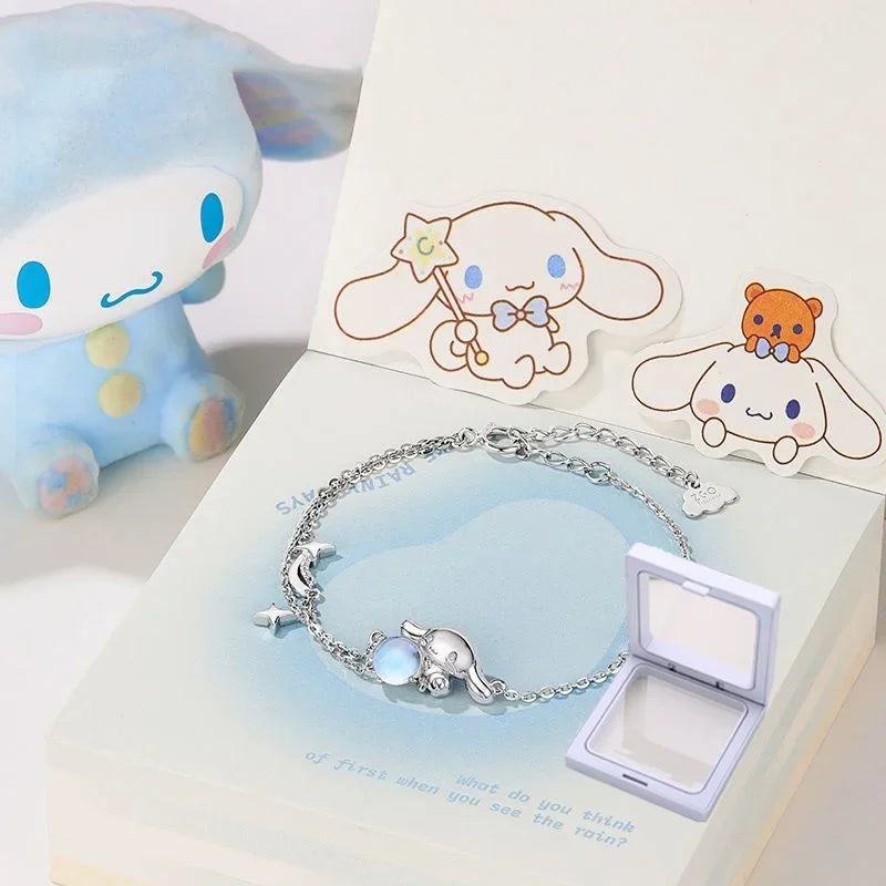 Bracelete Prata 925 Cinnamoroll Delicado