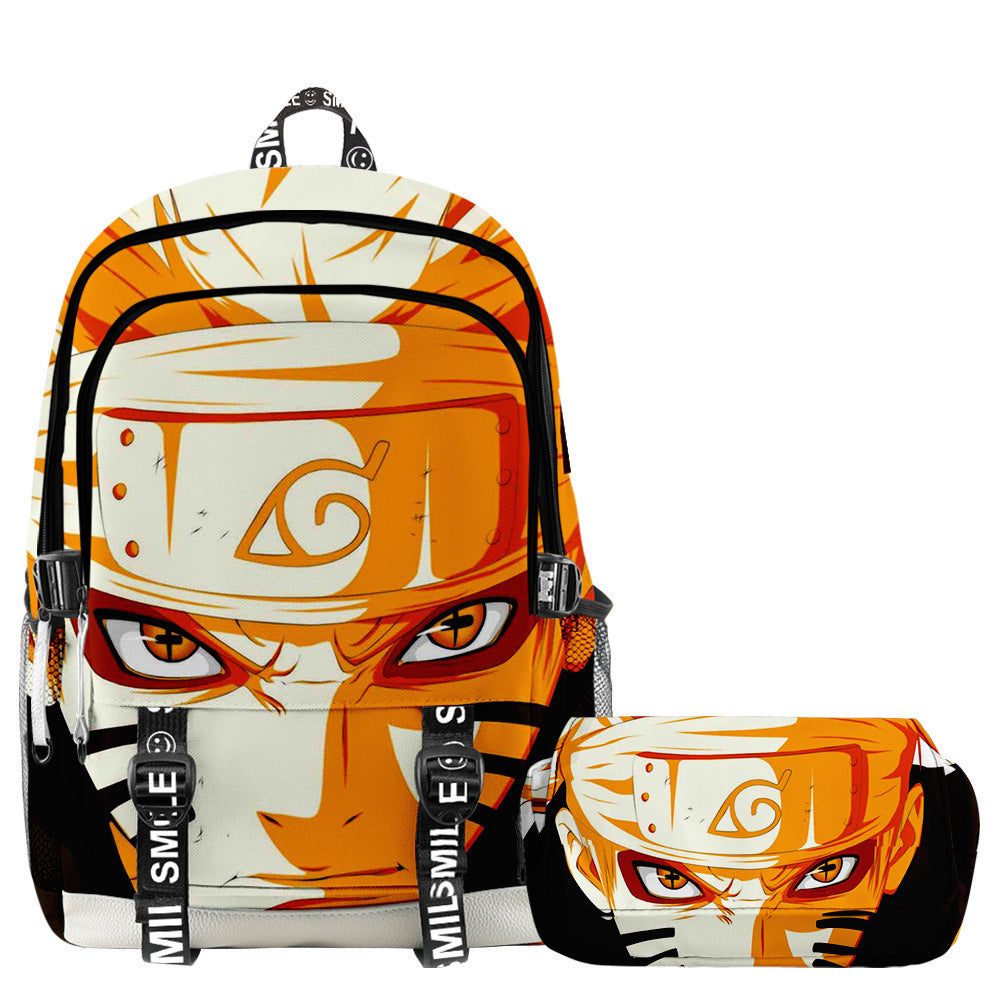 Mochila Naruto + Estojo (Brinde)