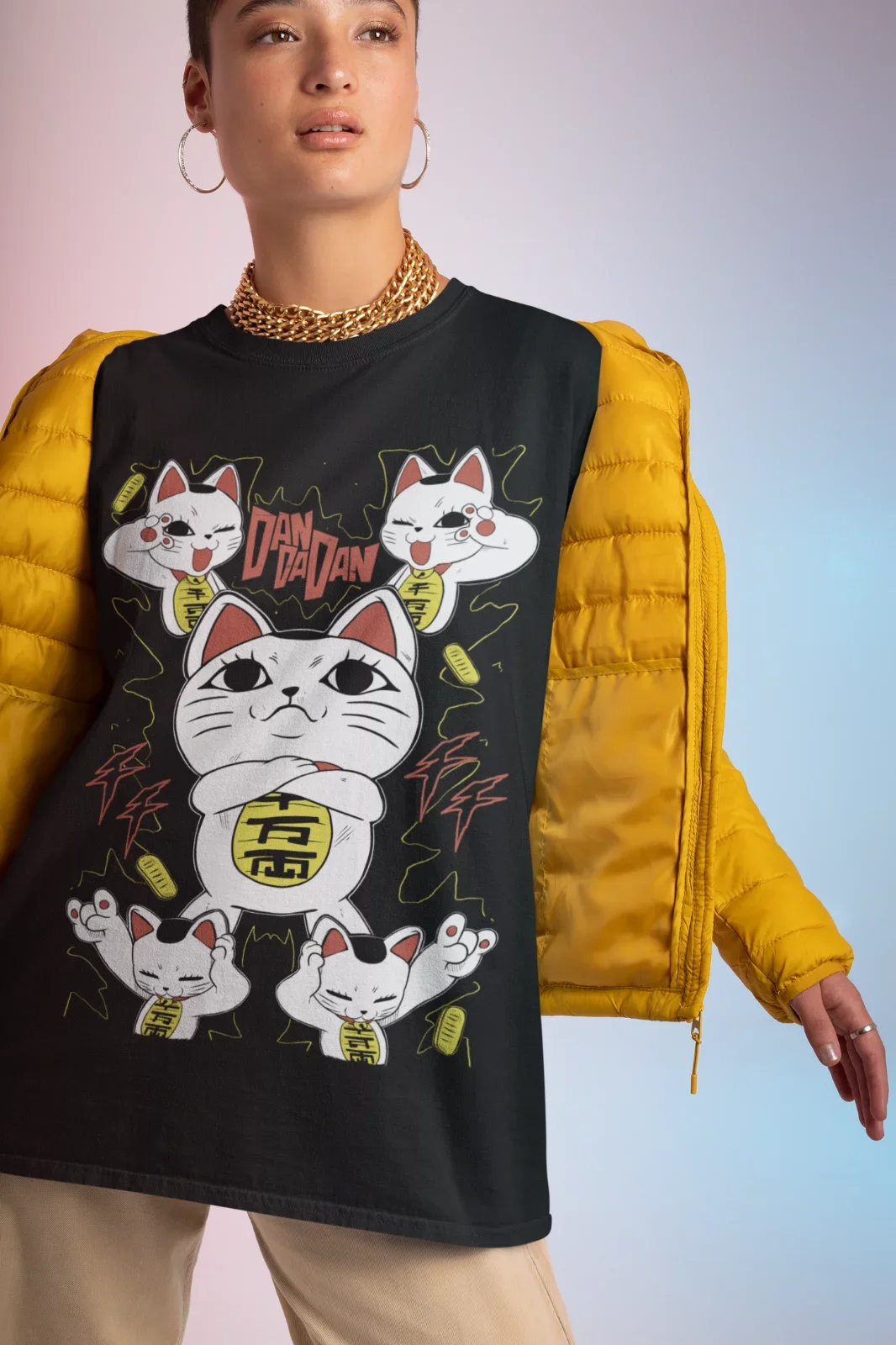 Camisa Dandadan Turbo Cat Tee