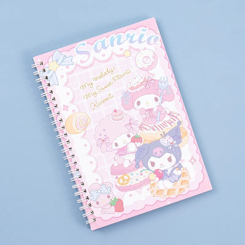 Caderneta A5 Sanrio: Kuromi, Cinnamoroll e Amigos