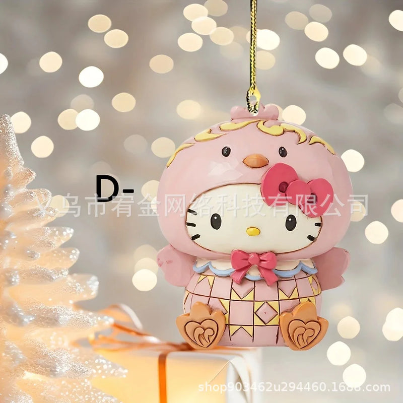 Decoração de Natal Sanrio: Pendentes Hello Kitty e Amigos