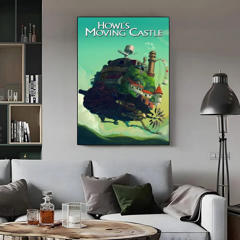 POSTERS -  HOWL'S MOVING CASTLE (STUDIO GHIBLI) SEM MOLDURA